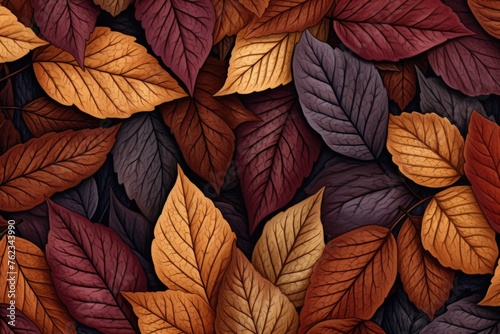A detailed view of a cluster of leaves, ideal for nature concepts