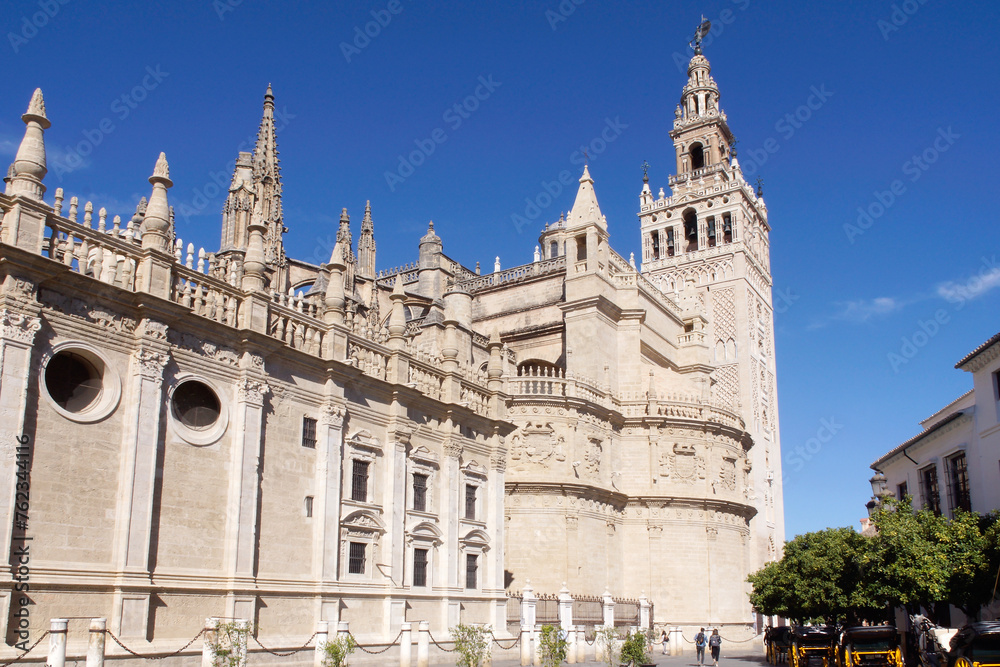 Seville (Spain). The Giralda of Seville Cathedral