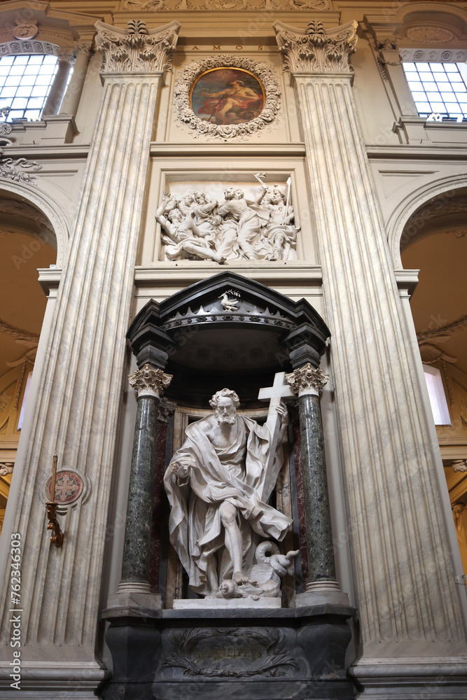  Interior of Basilica of San Giovanni in Laterano in Rome