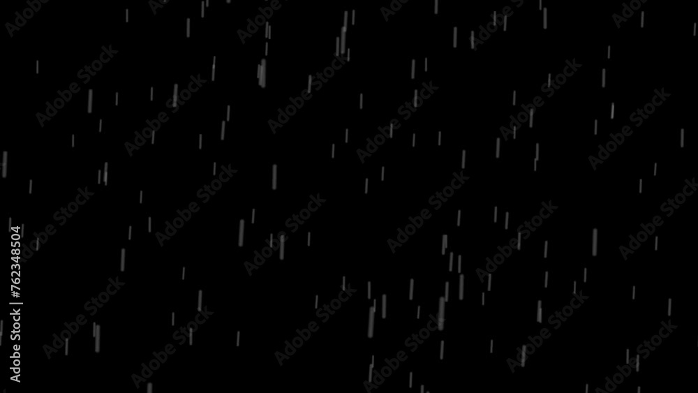 Rain Drop Animated Video Element Overlay