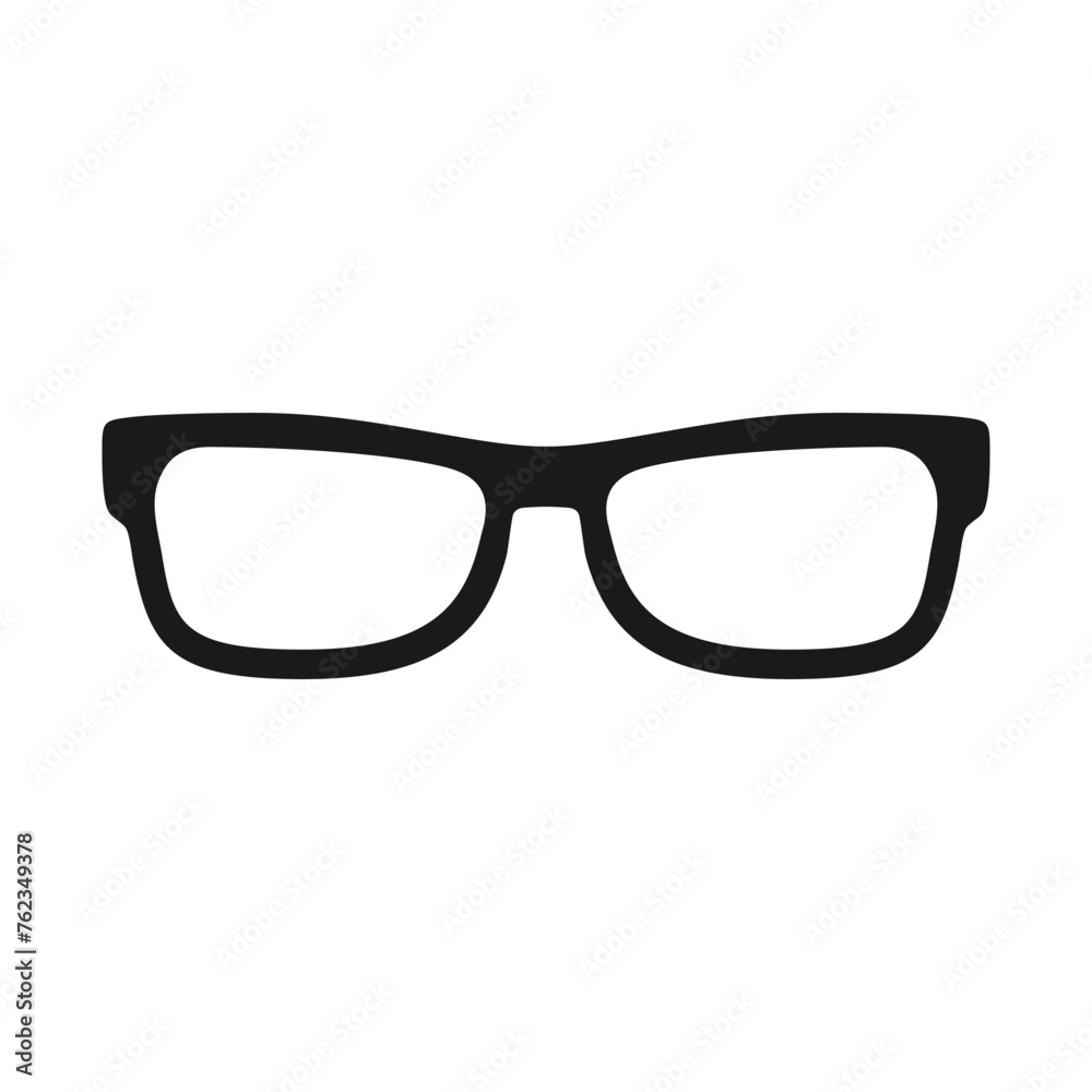 Fototapeta premium Modern glasses icon, illustration