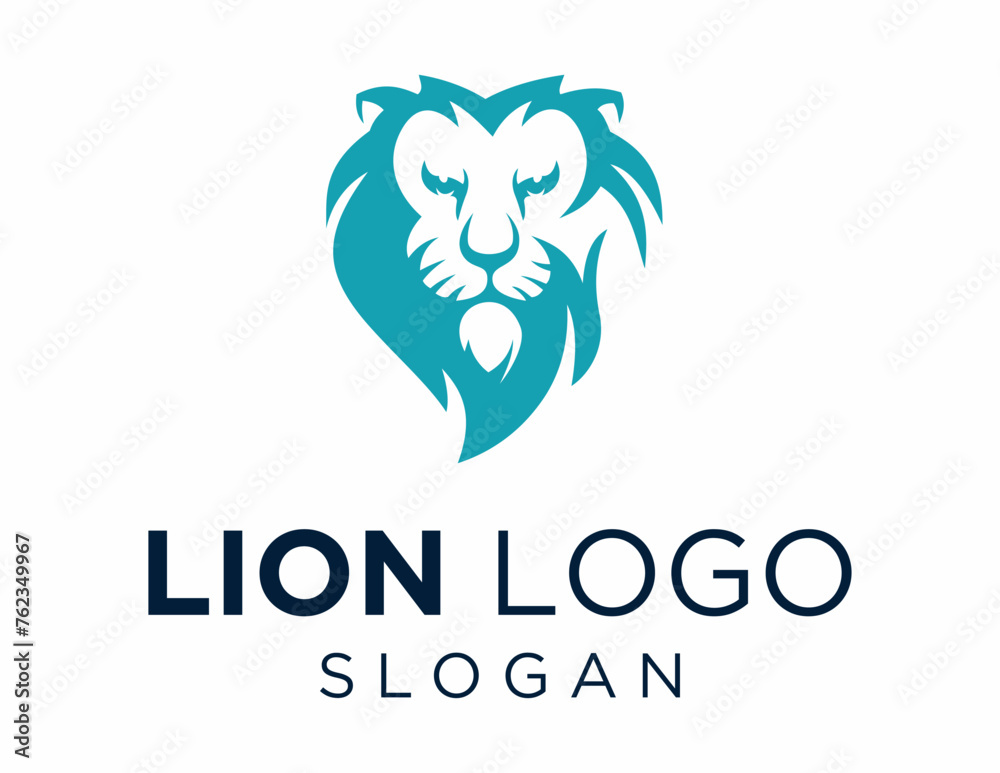 Logo about Lion on a white background. created using the CorelDraw application.