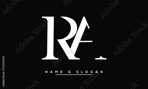 RA,  AR,  R,  A  Abstract Letters Logo Monogram