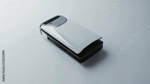 Photorealistic ai artwork of a futuristic mobile phone technology. Generative ai.