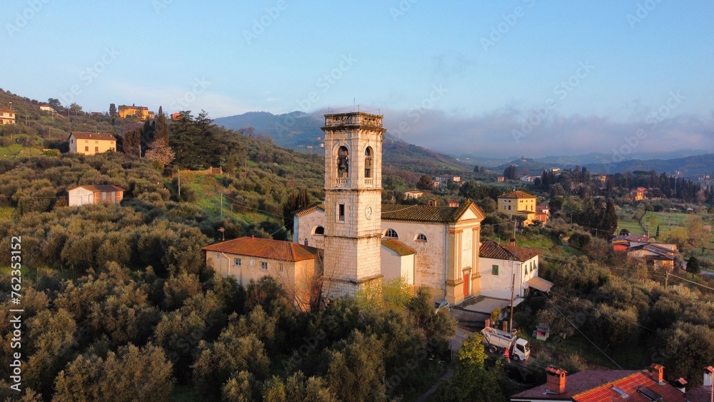 Church in Italian countryside