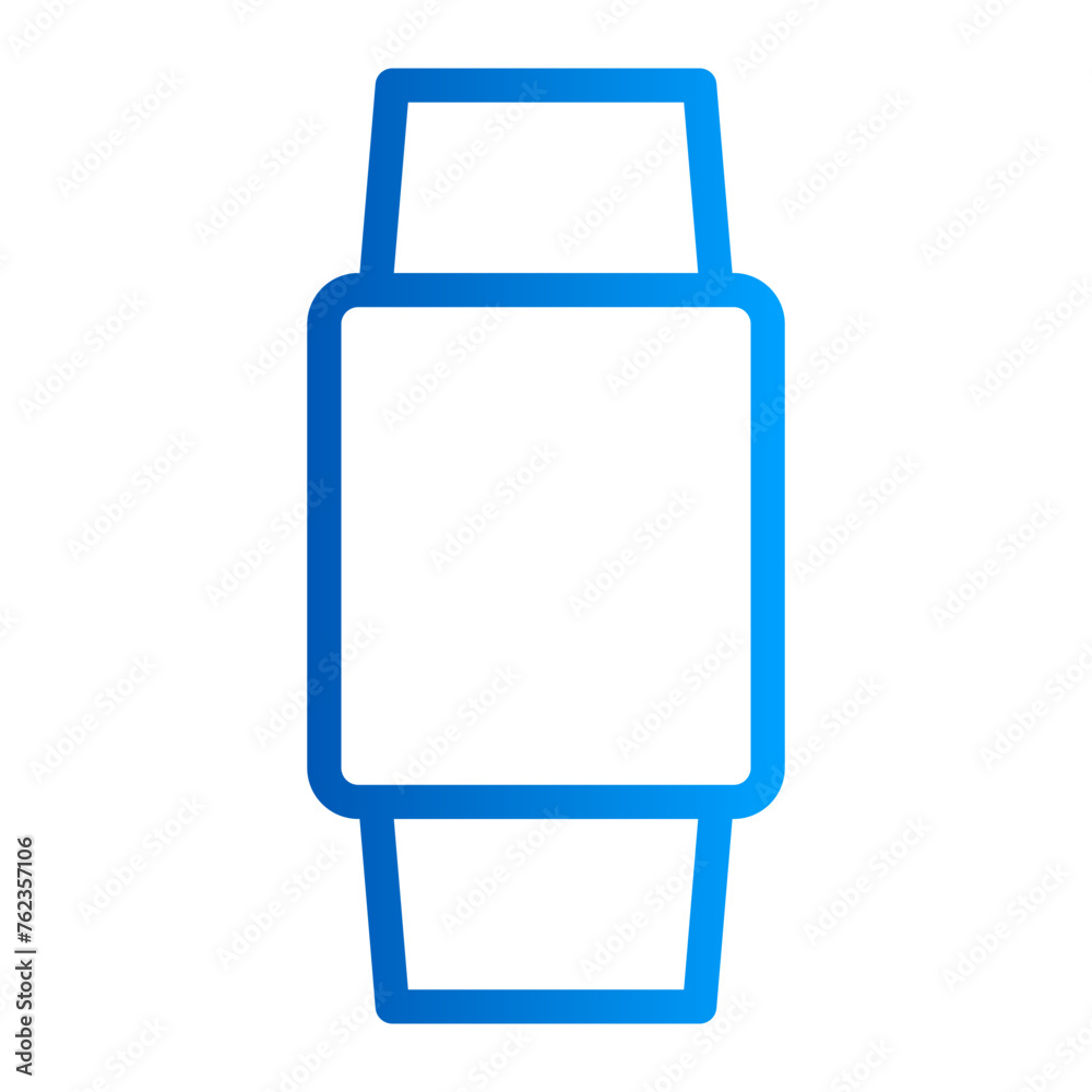 This is the Smartwatch icon from the gadget icon collection with an Outline gradient style This is the Smartwatch icon from the gadget icon collection with an Outline gradient style