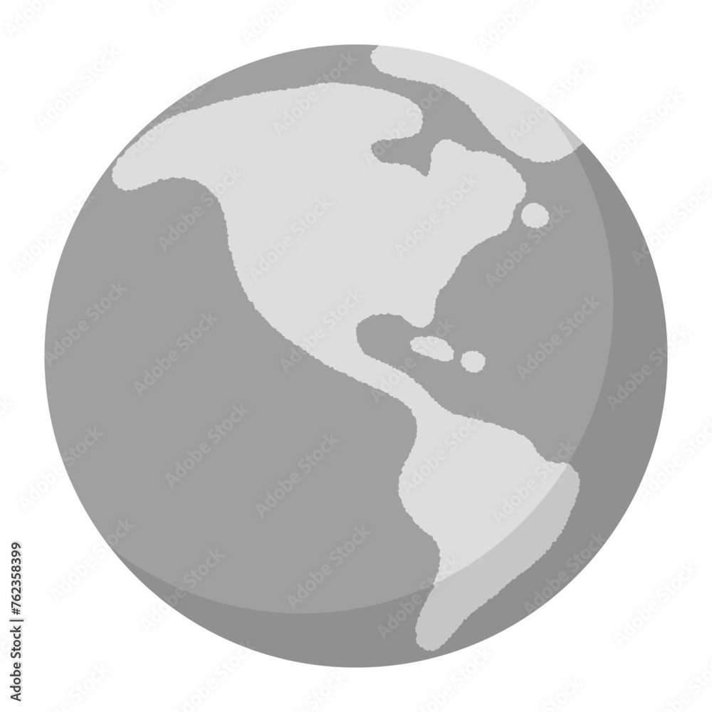 SDGsやエコロジーイメージの北アメリカを中心にした地球ベクターイラスト SDGsやエコロジーイメージの北アメリカを中心にした地球ベクターイラスト