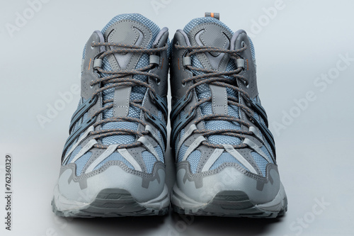 Front view of waterproof shoes