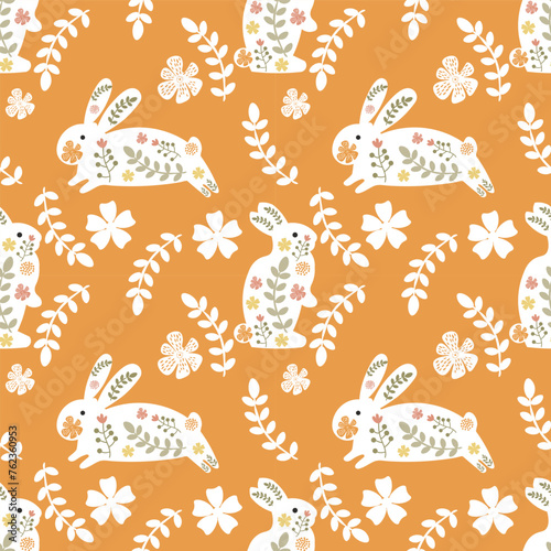 Easter vector ilustration seamless patern.Great for textile,fabric,wrapping paper,and any print.