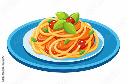 spaghetti vector illustration