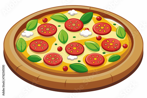 pizza vector illustration
