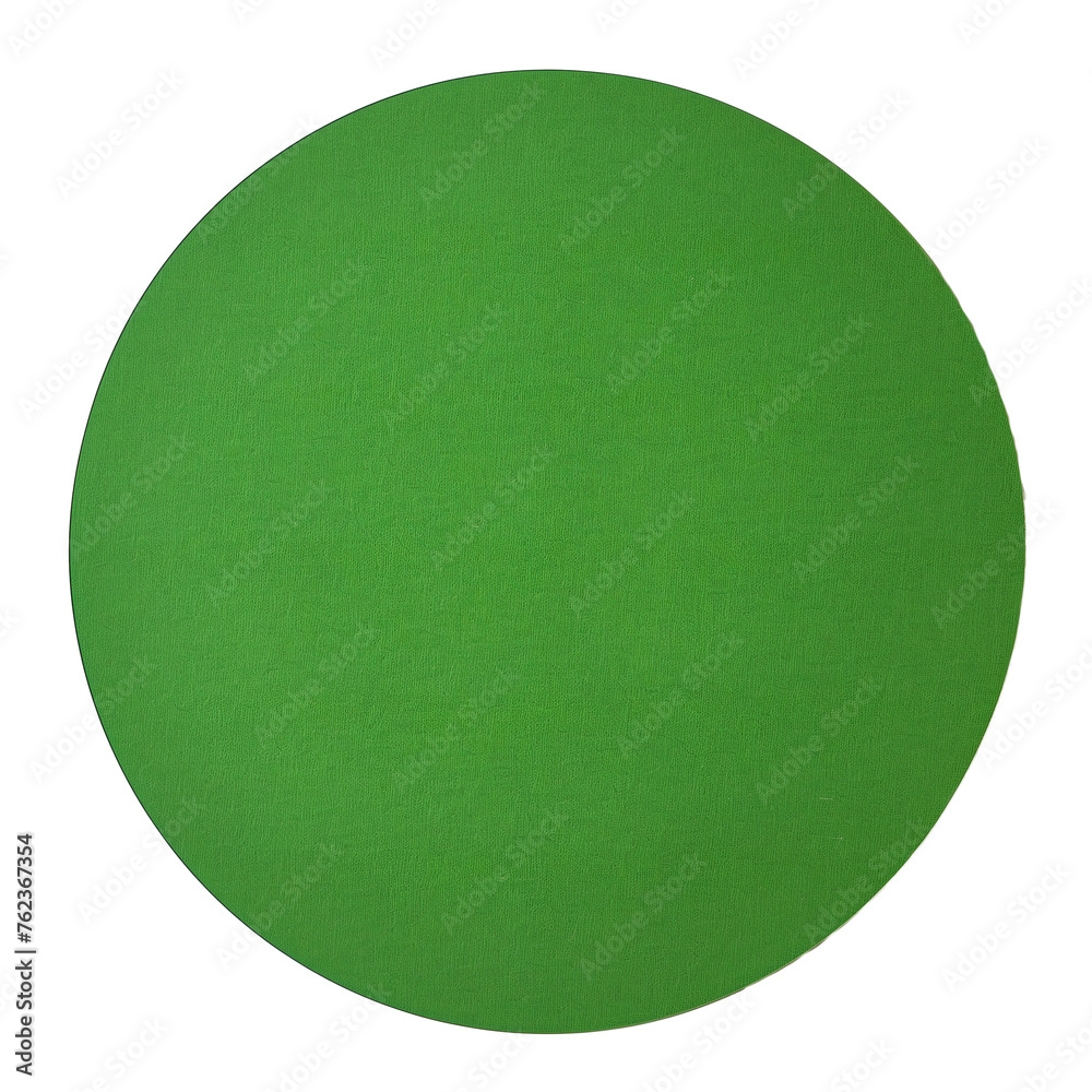 Green round paper textured sheets