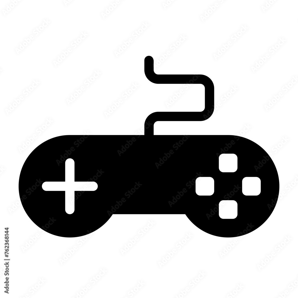 This is the Game Console icon from the gadget icon collection with an solid style This is the Game Console icon from the gadget icon collection with an solid style