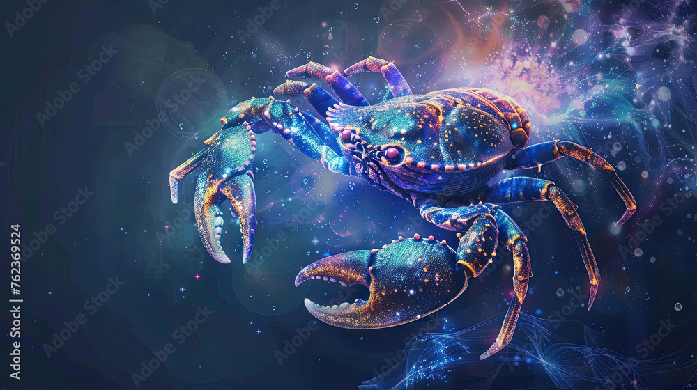 Twelve zodiacs concept. Horoscope Cancer zodiac sign. Twelve zodiacs concept. Horoscope Cancer zodiac sign.
