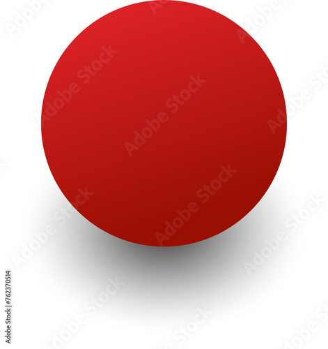 Free Download Circle red paper and shadow. Decoration design - GFXLoad