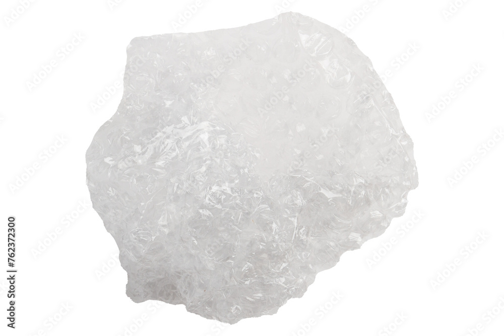 Fototapeta premium Piece of bubble wrap on empty background