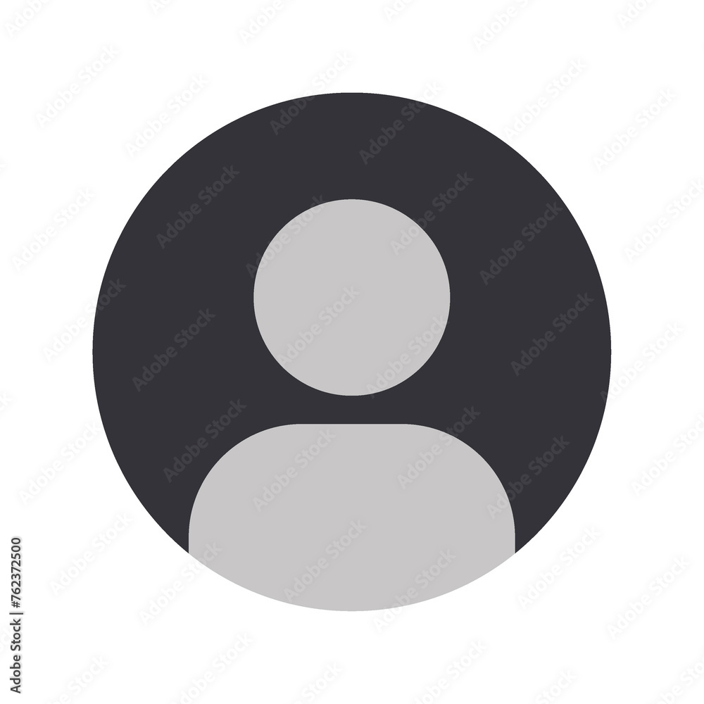 Flat icon. Isolated user profile. Avatar. Silhouette of a man or woman. Gray silhouette on a black background. Perfect for social media, messengers, stories or your ad... Flat icon. Isolated user profile. Avatar. Silhouette of a man or woman. Gray silhouette on a black background. Perfect for social media, messengers, stories or your ad...