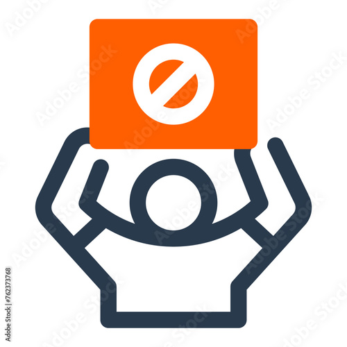 Protest Activism Vector Icon Illustration