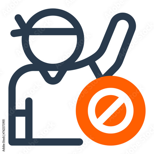 Resistance Against Injustice Vector Icon Illustration