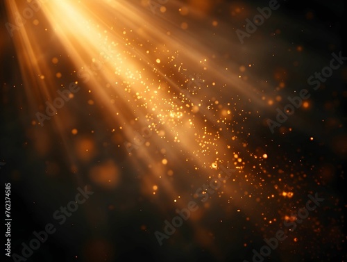 natural light overlays on a dark background