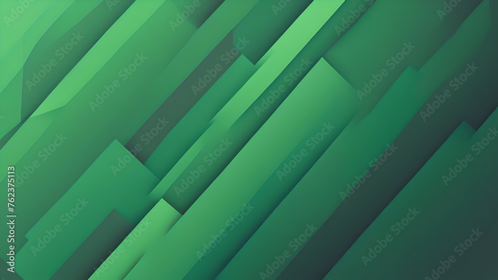 Naklejka premium green diagonal lines on a green background. background texture