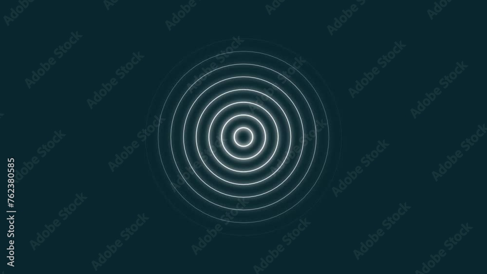 Abstract wireless icon and voice equalizer with seamless loop animation background 4k video. Abstract wireless icon and voice equalizer with seamless loop animation background 4k video.