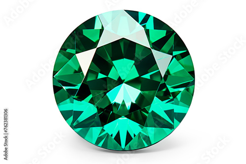 emerald is gemstone, png file of isolated with shadow on transparent background