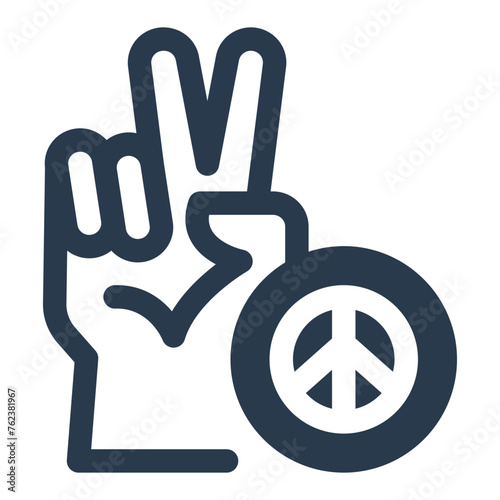 Peace Advocacy Network Vector Icon Illustration
