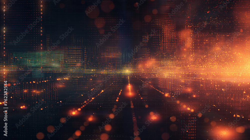 Technology background of abstract computer motherboard Can be used to describe technological processes. Digital dynamic wallpaper, 3D rendering
