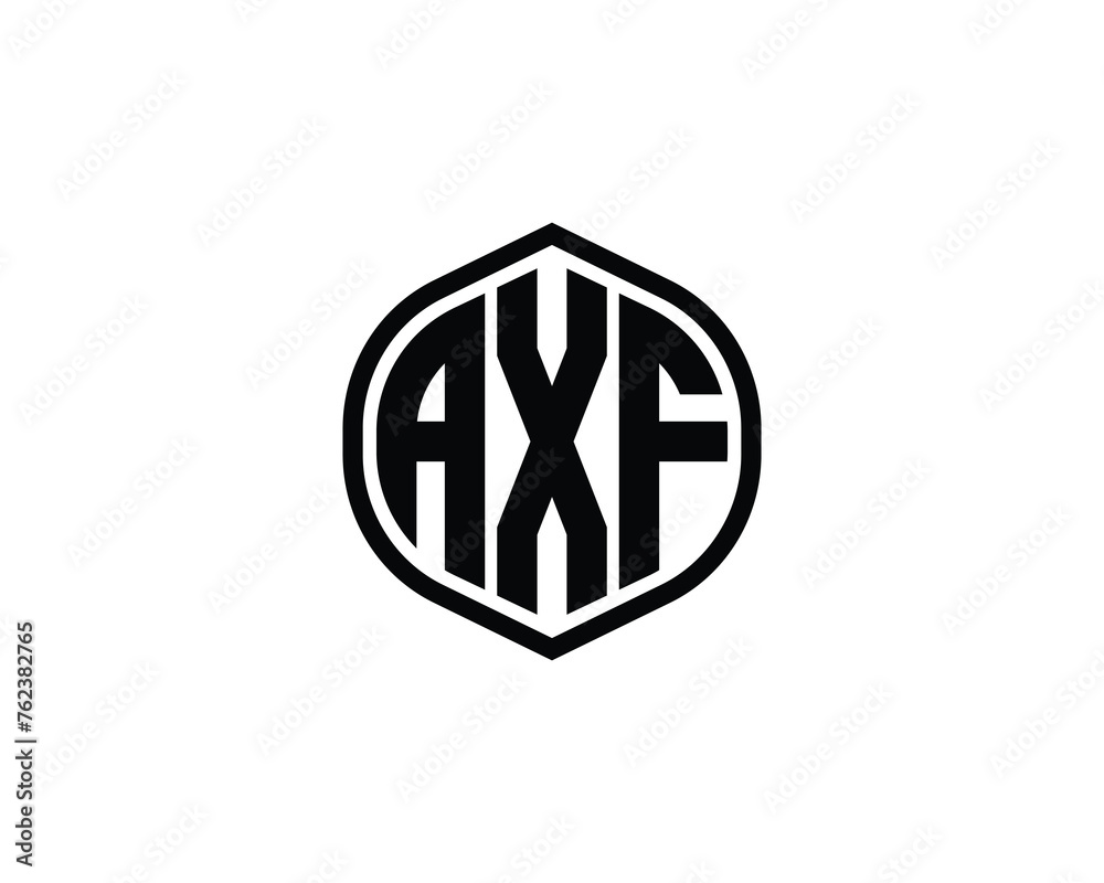 AXF logo design vector template AXF logo design vector template