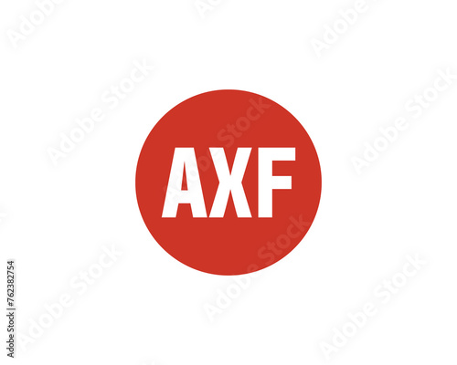 AXF logo design vector template