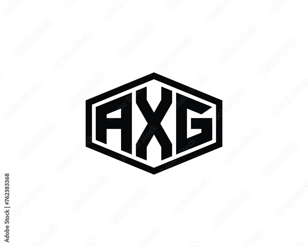AXG logo design vector template AXG logo design vector template