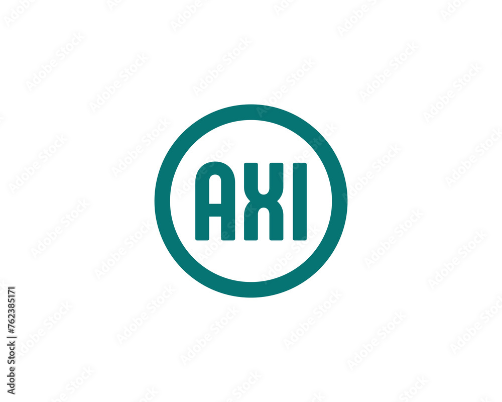 AXI logo design vector template AXI logo design vector template