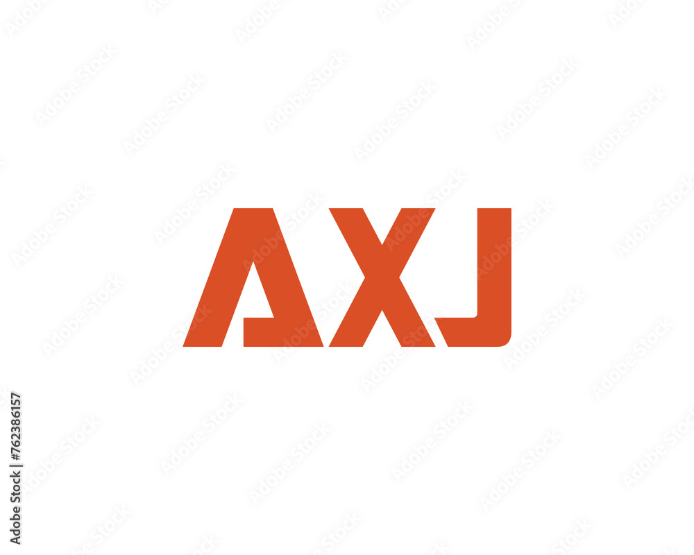 AXJ logo design vector template AXJ logo design vector template