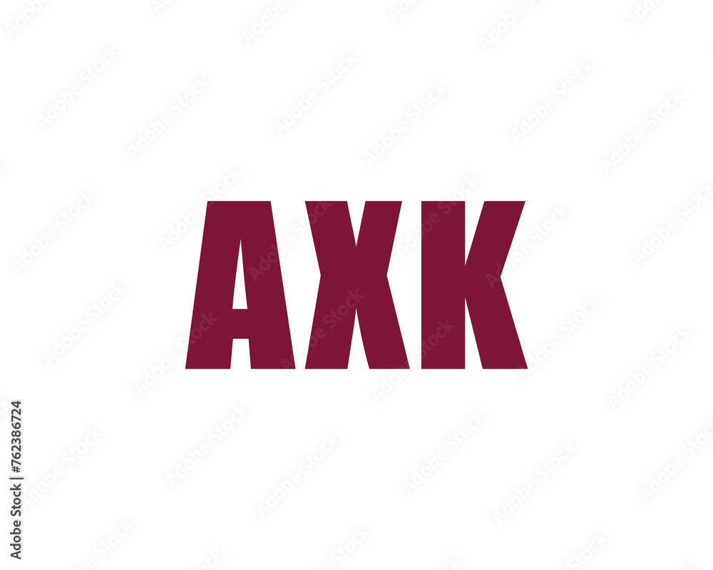 AXK logo design vector template AXK logo design vector template