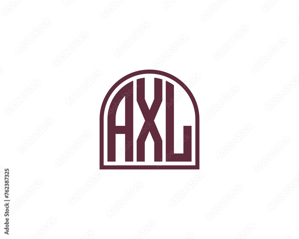 AXL logo design vector template AXL logo design vector template