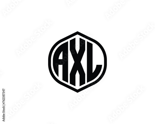 AXL logo design vector template