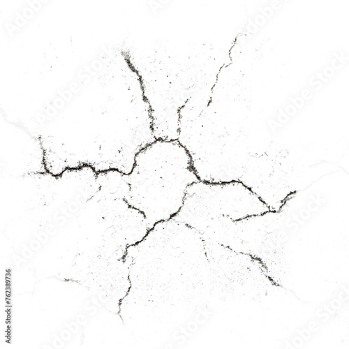 Moisture stains and deterioration on the wall