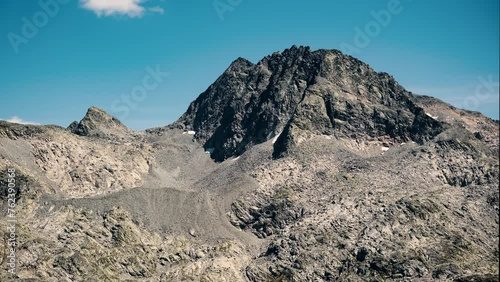 Timelapse view of Surettahorn from Tamborello - Italian Alps (ID: 762390568)