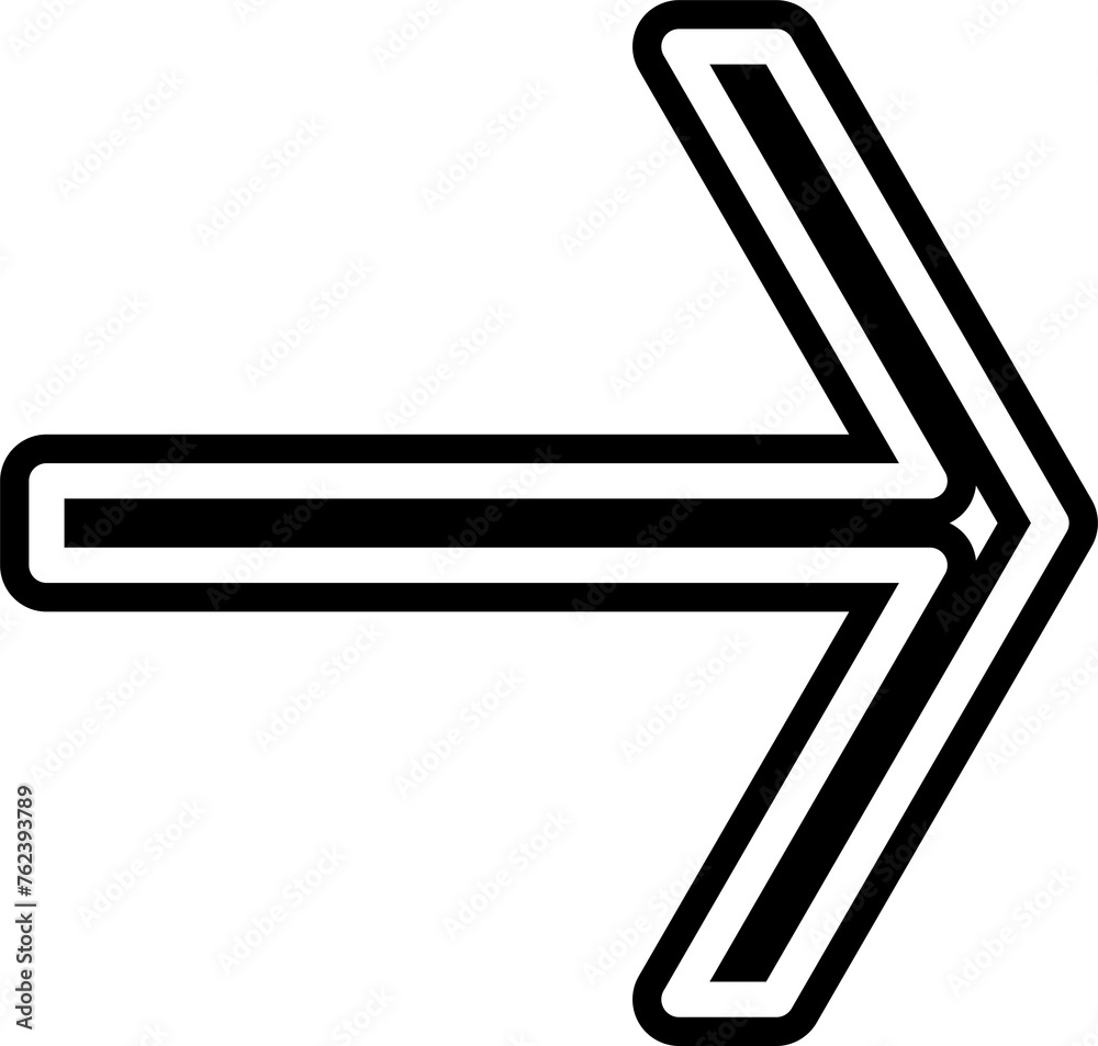 Linear Arrow icons set. Modern graphic direction signs Linear Arrow icons set. Modern graphic direction signs