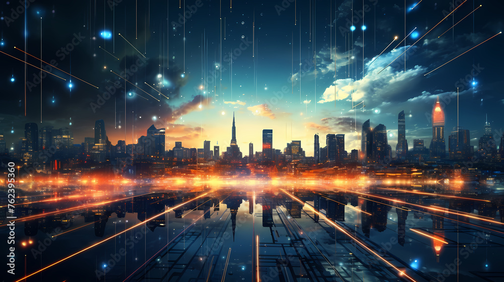 High-speed information digital city High-speed information digital city
