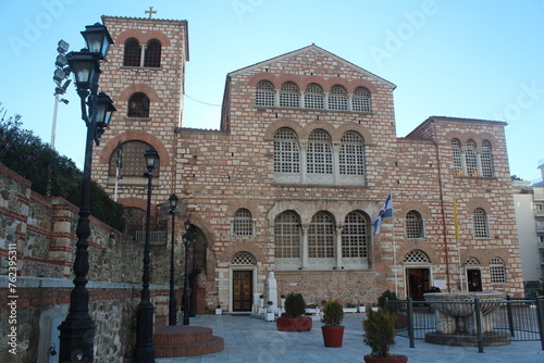 View of St. Dimitri Church and its garden from different angles.
Thessaloniki Greece photo