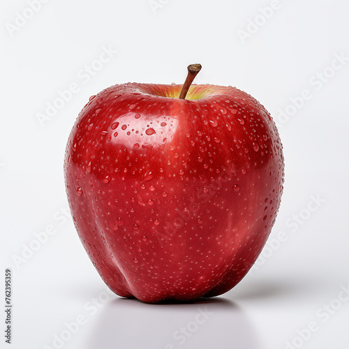 an apple on white background