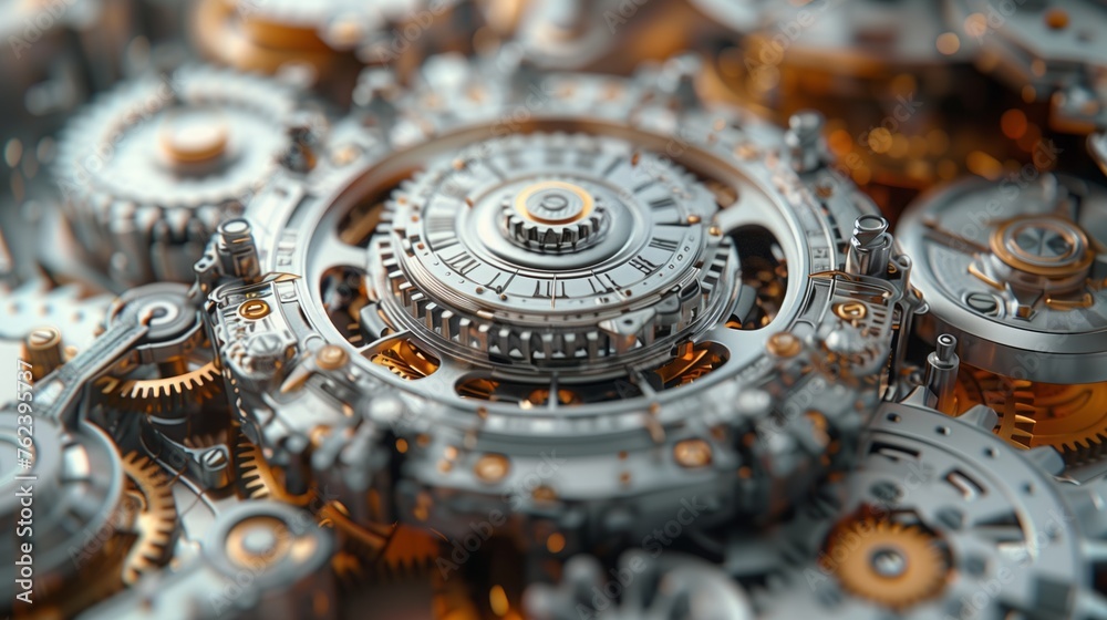 Macro photography of intricate gear pattern on metal body jewellery Macro photography of intricate gear pattern on metal body jewellery