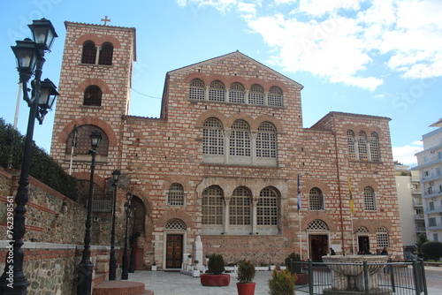 View of St. Dimitri Church and its garden from different angles.
Thessaloniki Greece photo