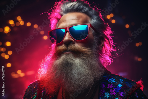 a man with a beard and sunglasses © Elena