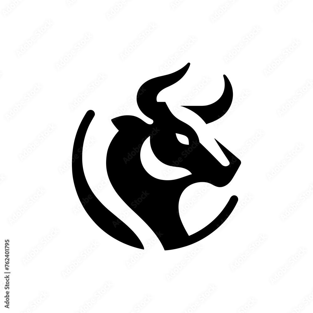 Bull logo: Signifies strength, resilience, and determination, embodying power and vitality Bull logo: Signifies strength, resilience, and determination, embodying power and vitality