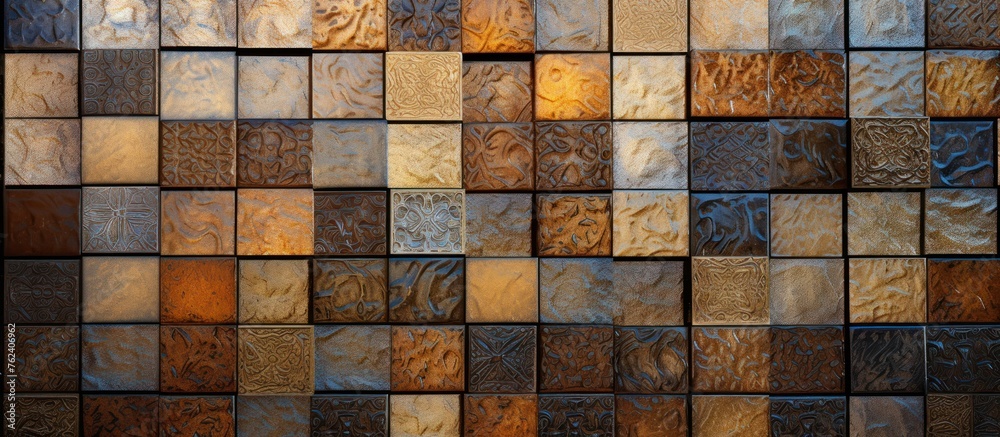 Abstract pattern, geometric shapes, ceramic tile, mosaic Abstract pattern, geometric shapes, ceramic tile, mosaic
