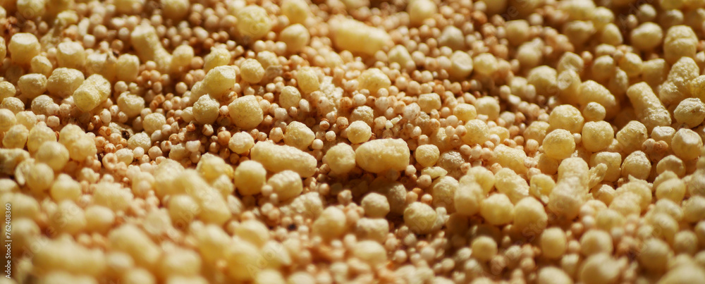Amaranth cereals texture. Healthy breakfast concept Amaranth cereals texture. Healthy breakfast concept