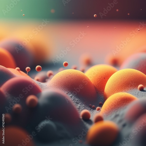 3d rendering of abstract background with a red and white spheres in the shape of a sphere with different sizes. 3d rendering of abstract background with a red and white spheres in the shape of a spher photo
